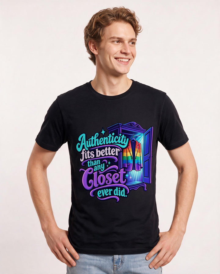 Pride Black T-Shirt for Men – Everyday Expression Graphic Tee product image 1