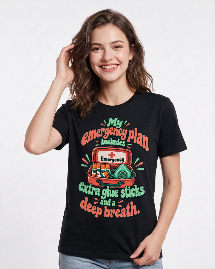 Teacher Black T-Shirt for Women – Everyday Expression Graphic Tee product image 1