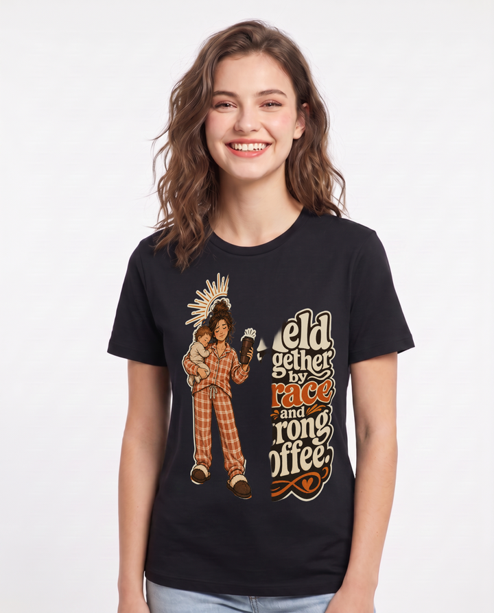Christian Faith Black T-Shirt for Women – Everyday Expression Graphic Tee product image 3