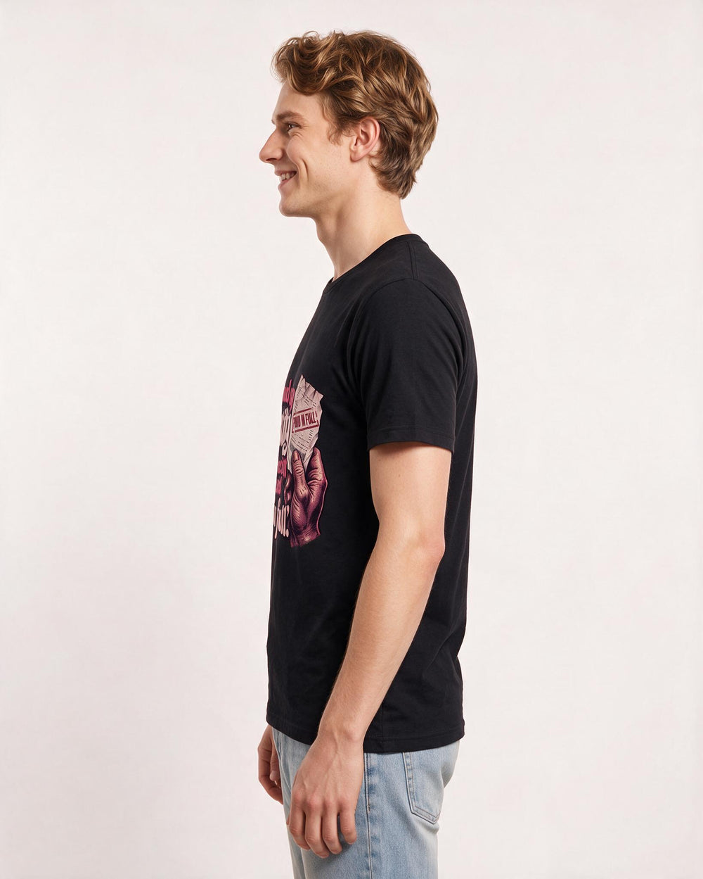 Christian Faith Black T-Shirt for Men – Everyday Expression Graphic Tee product image 2