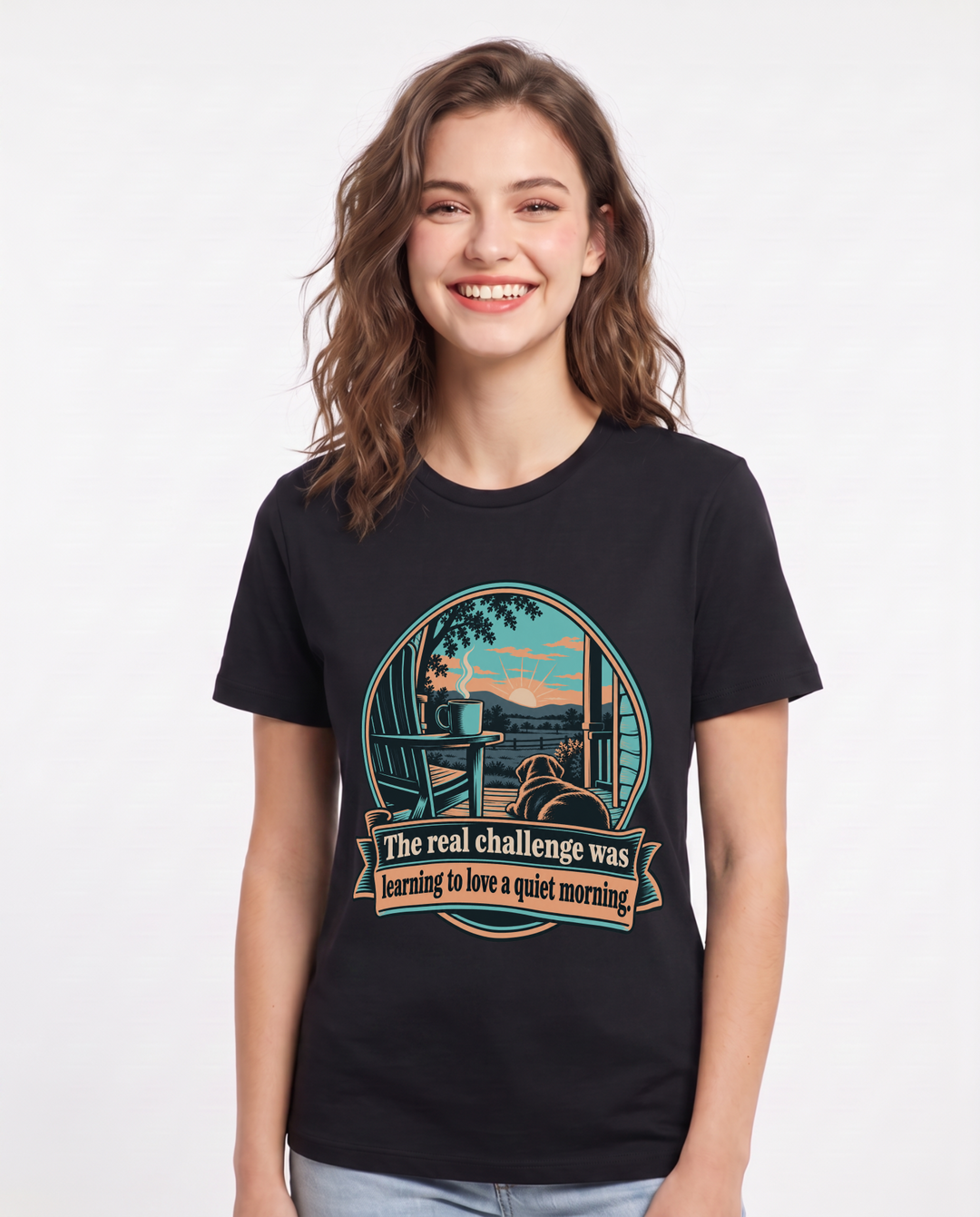 Veteran Black T-Shirt for Women – Everyday Expression Graphic Tee product image 3