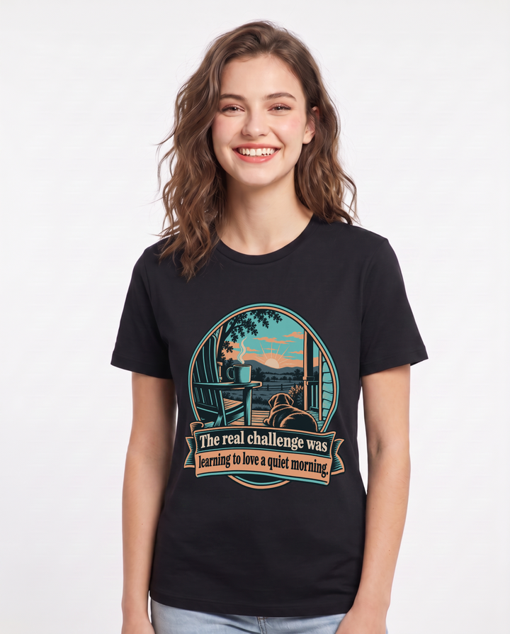 Veteran Black T-Shirt for Women – Everyday Expression Graphic Tee product image 3