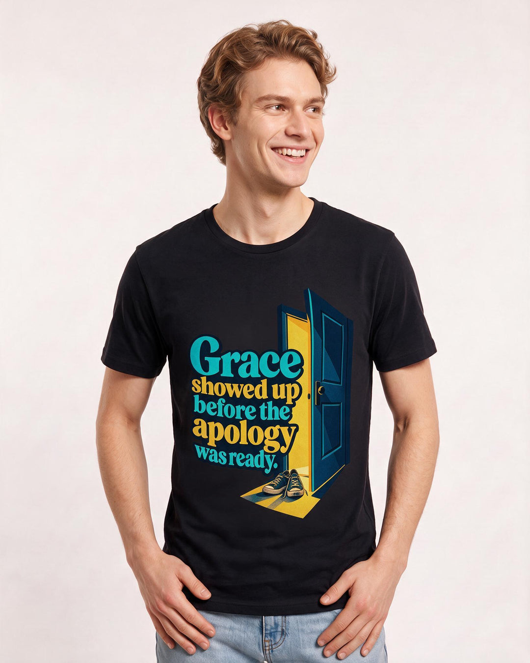 Christian Faith Black T-Shirt for Men – Everyday Expression Graphic Tee product image 1
