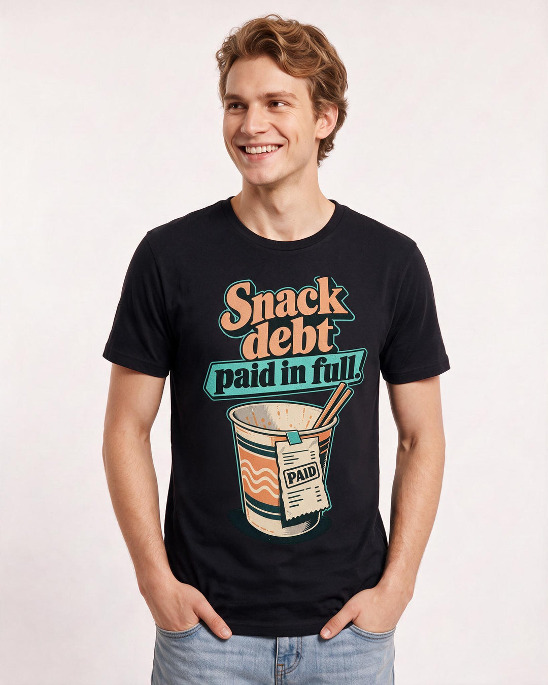 Graduation Black T-Shirt for Men – Everyday Expression Graphic Tee product image 1