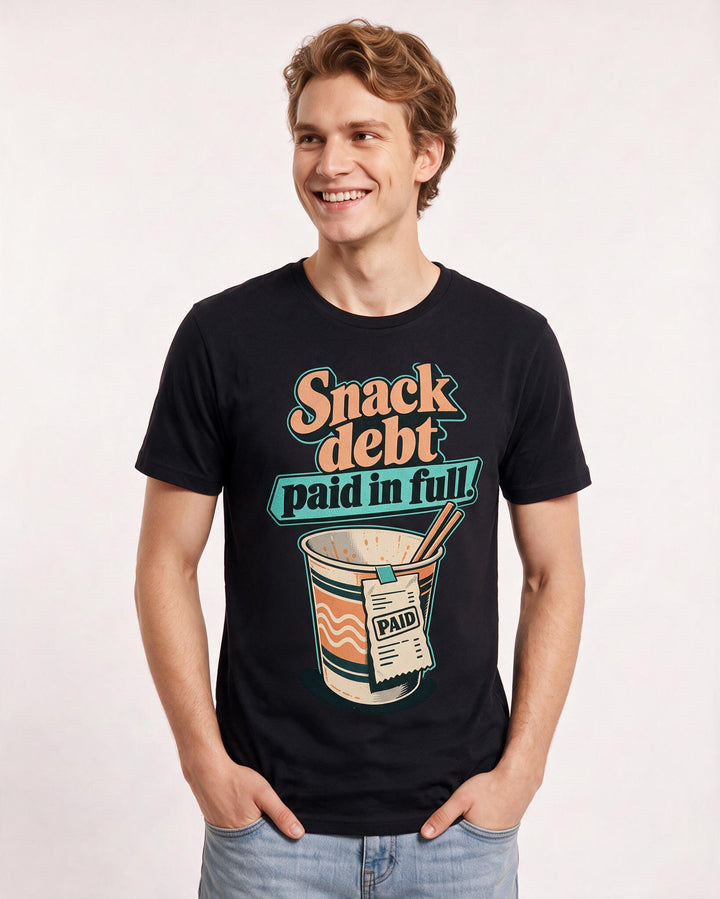 Graduation Black T-Shirt for Men – Everyday Expression Graphic Tee product image 1