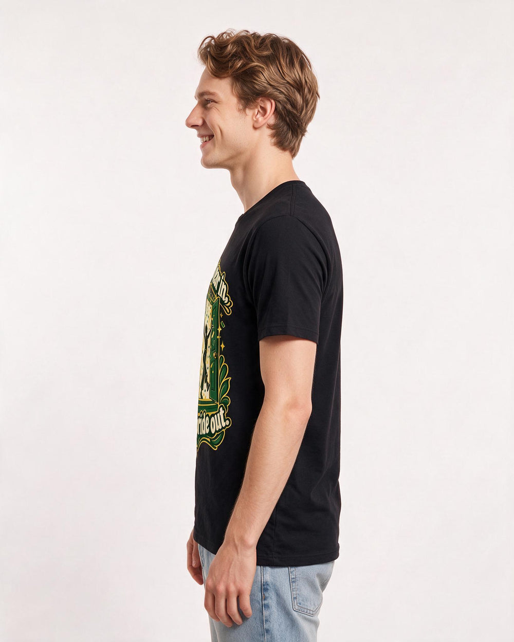 Pride Black T-Shirt for Men – Everyday Expression Graphic Tee product image 2