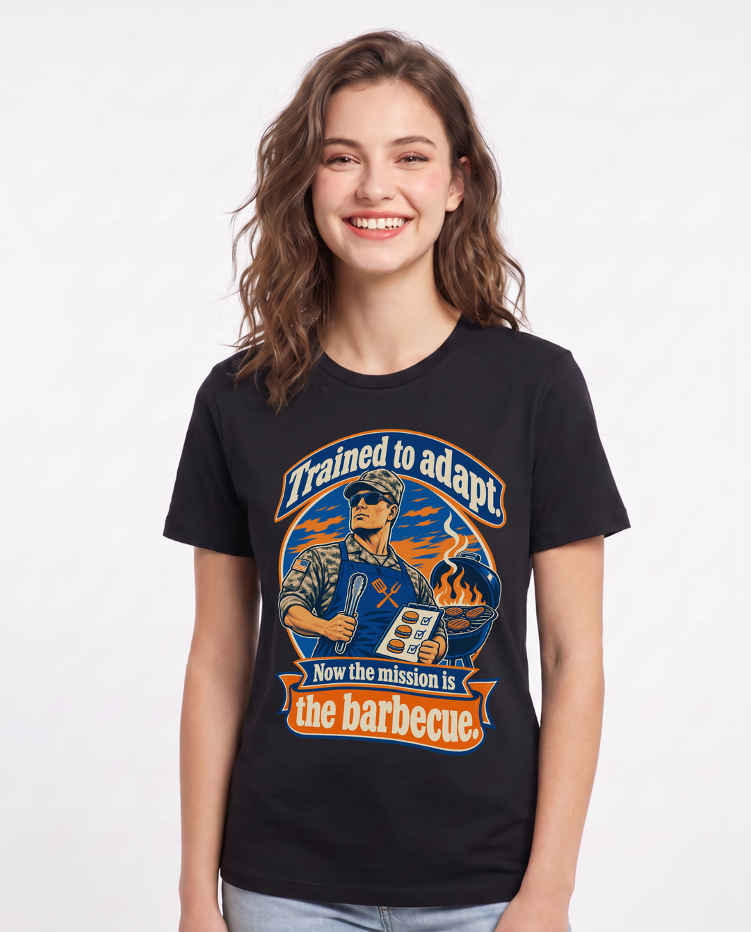 Veteran Black T-Shirt for Women – Everyday Expression Graphic Tee product image 3
