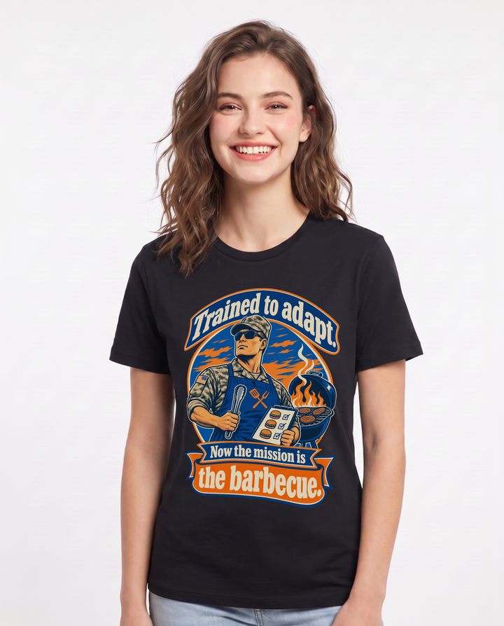 Veteran Black T-Shirt for Women – Everyday Expression Graphic Tee product image 3
