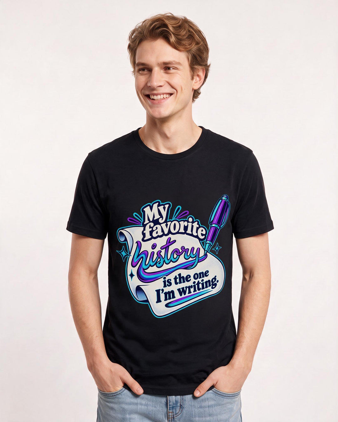 Pride Black T-Shirt for Men – Everyday Expression Graphic Tee product image 1