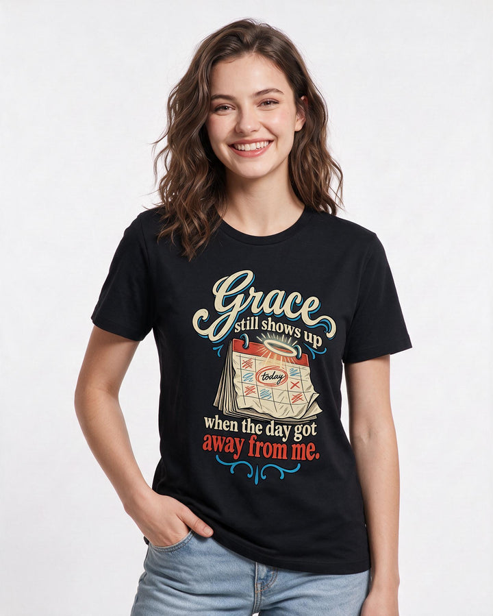 Christian Faith Black T-Shirt for Women – Everyday Expression Graphic Tee product image 1