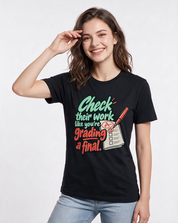 Political Statement Black T-Shirt for Women – Everyday Expression Graphic Tee product image 1