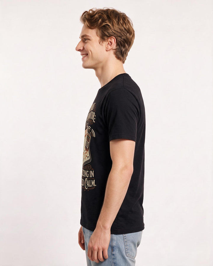 Nurse Black T-Shirt for Men – Nursing Life Graphic Tee product image 2