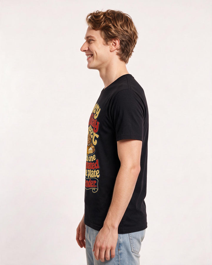 Christmas Black T-Shirt for Men – Holiday Theme Graphic Tee product image 2