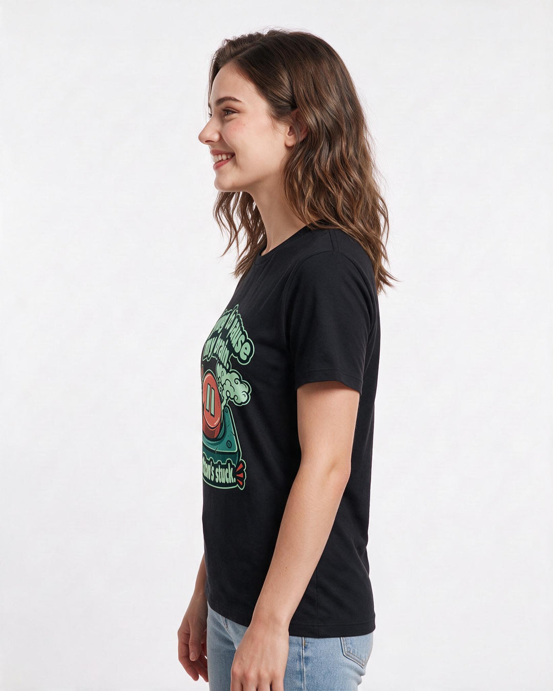 Gaming Black T-Shirt for Women – Game Night Graphic Tee product image 2