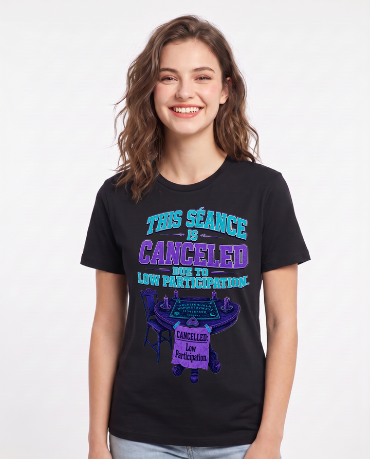 Halloween Black T-Shirt for Women – Halloween Theme Graphic Tee product image 3