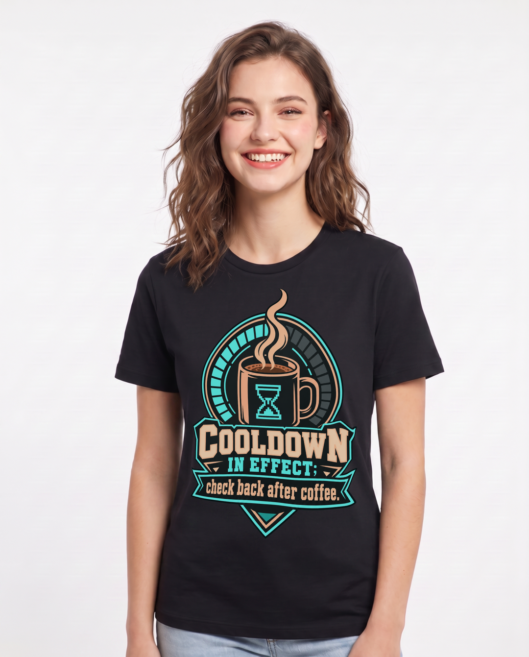Gaming Black T-Shirt for Women – Game Night Graphic Tee product image 3