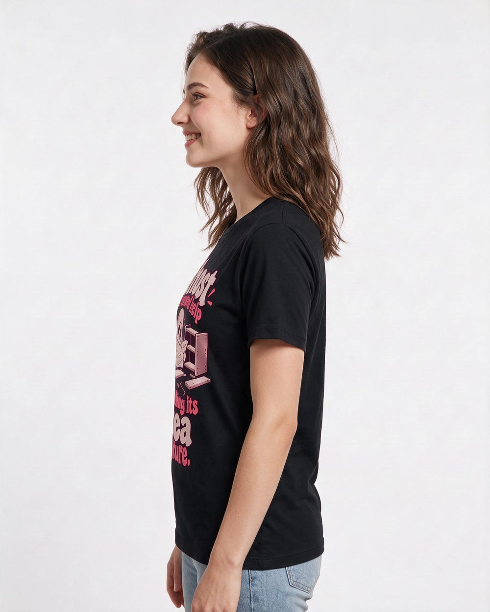 Halloween Black T-Shirt for Women – Halloween Theme Graphic Tee product image 2