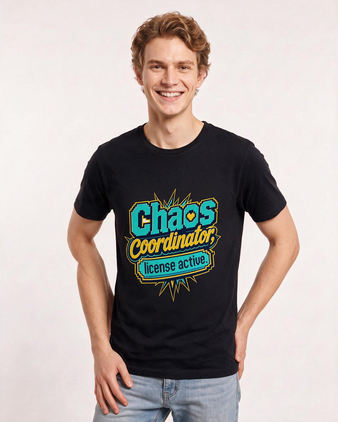 Nurse Black T-Shirt for Men – Nursing Life Graphic Tee product image 1