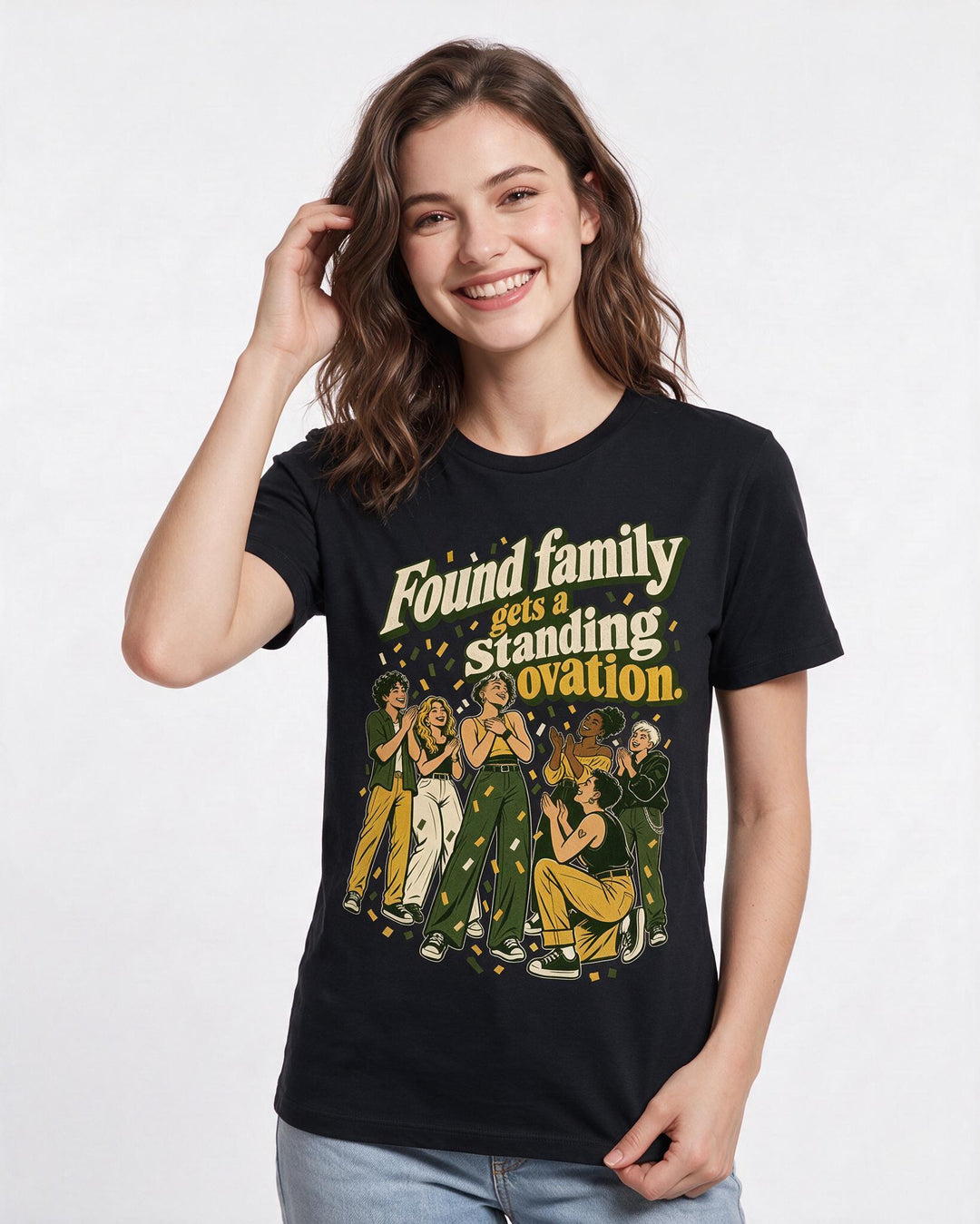 Pride Black T-Shirt for Women – Everyday Expression Graphic Tee product image 1