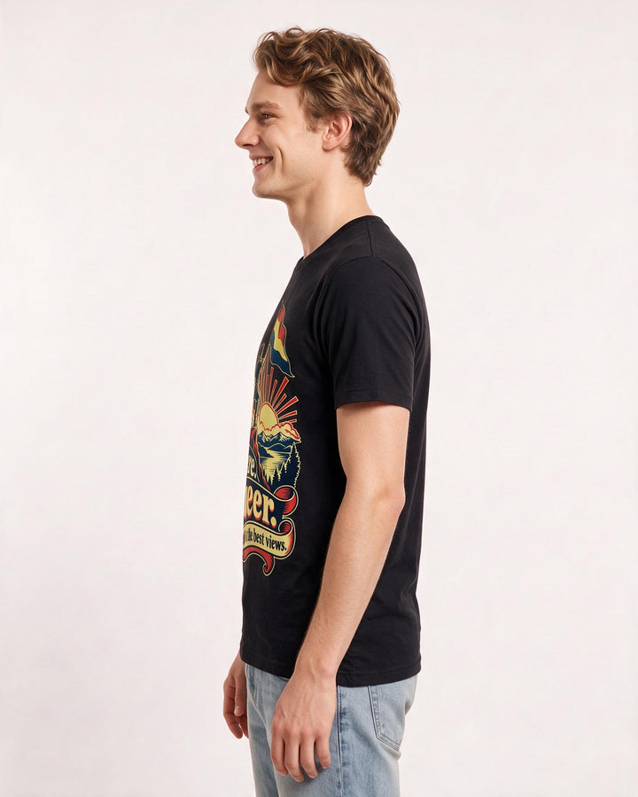 Pride Black T-Shirt for Men – Everyday Expression Graphic Tee product image 2