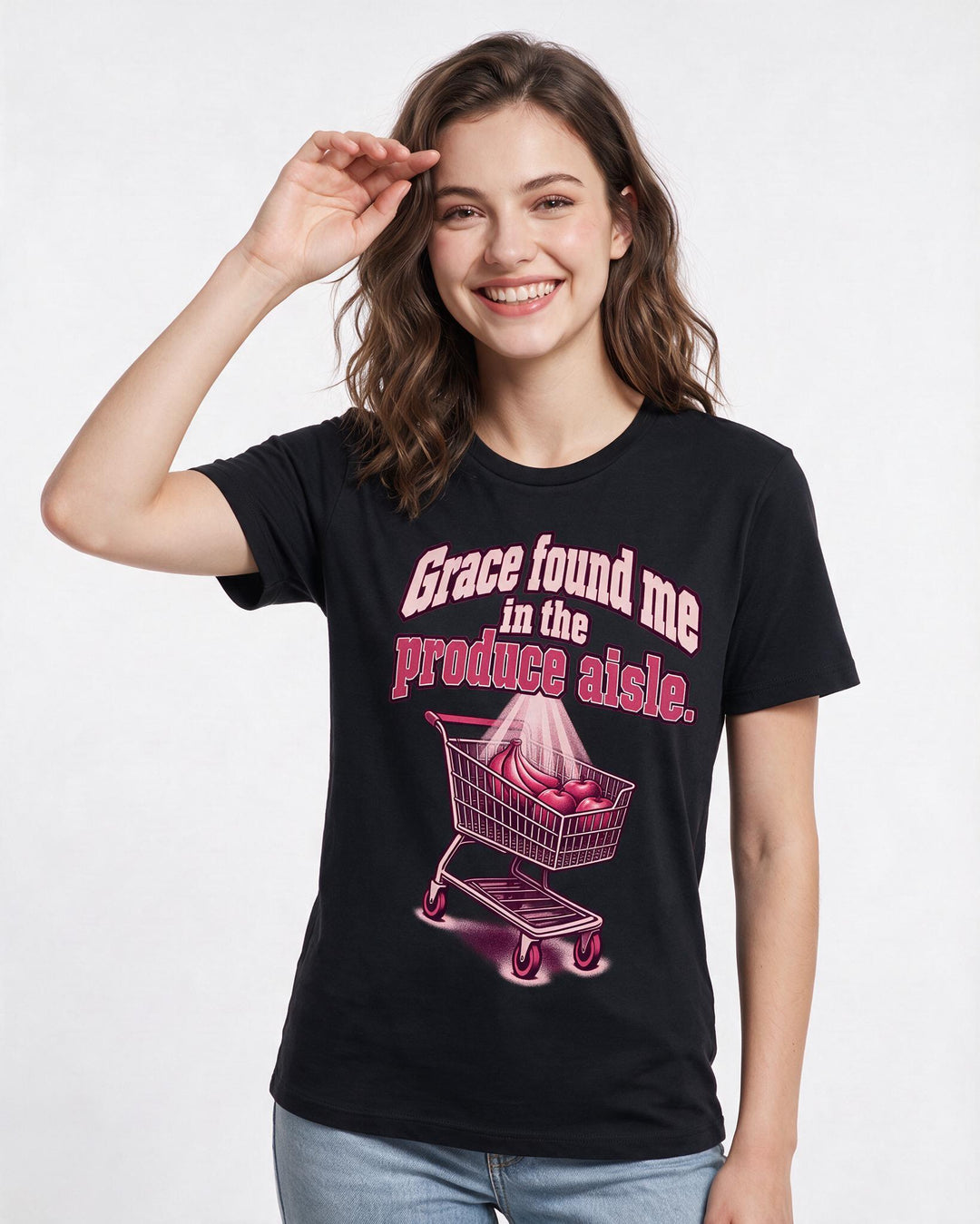 Christian Faith Black T-Shirt for Women – Everyday Expression Graphic Tee product image 1