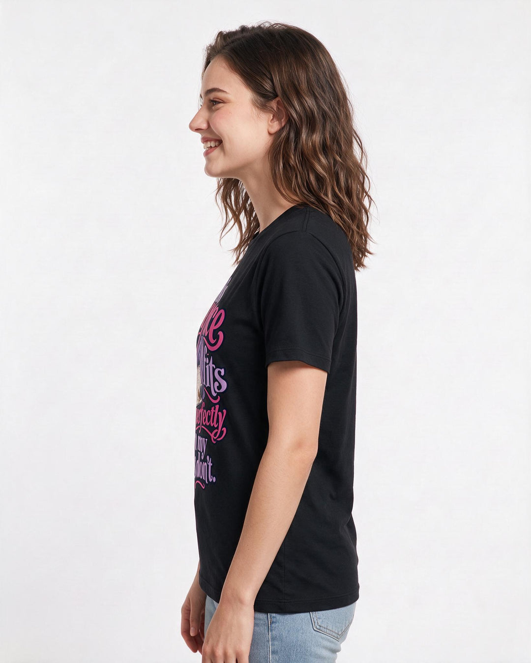 Christian Faith Black T-Shirt for Women – Everyday Expression Graphic Tee product image 2