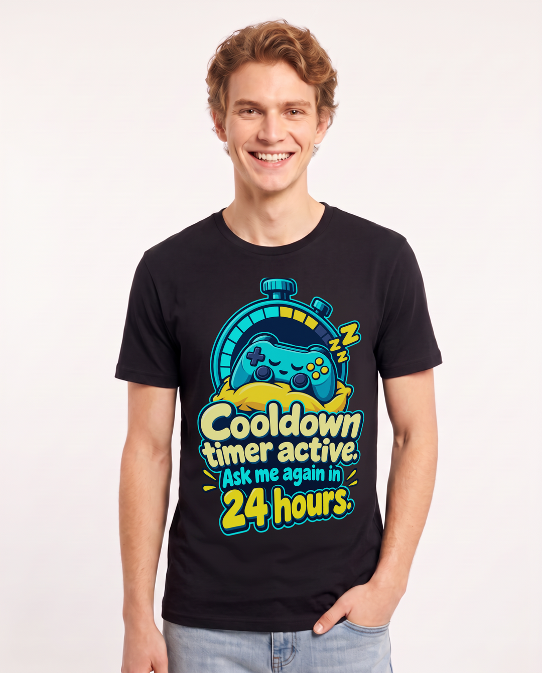 Gaming Black T-Shirt for Men – Game Night Graphic Tee product image 3