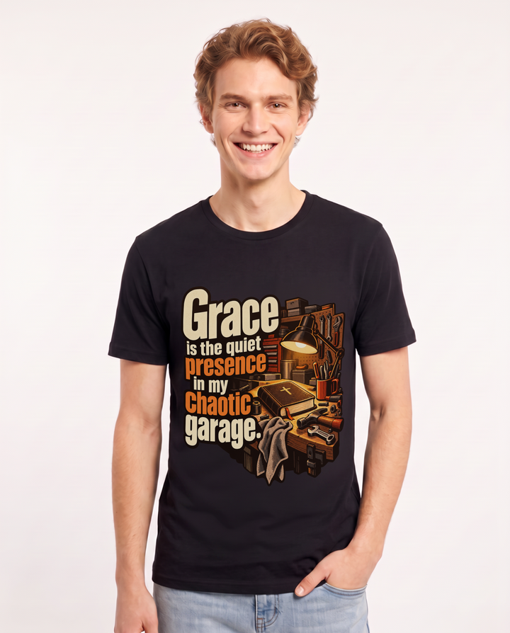 Christian Faith Black T-Shirt for Men – Everyday Expression Graphic Tee product image 3
