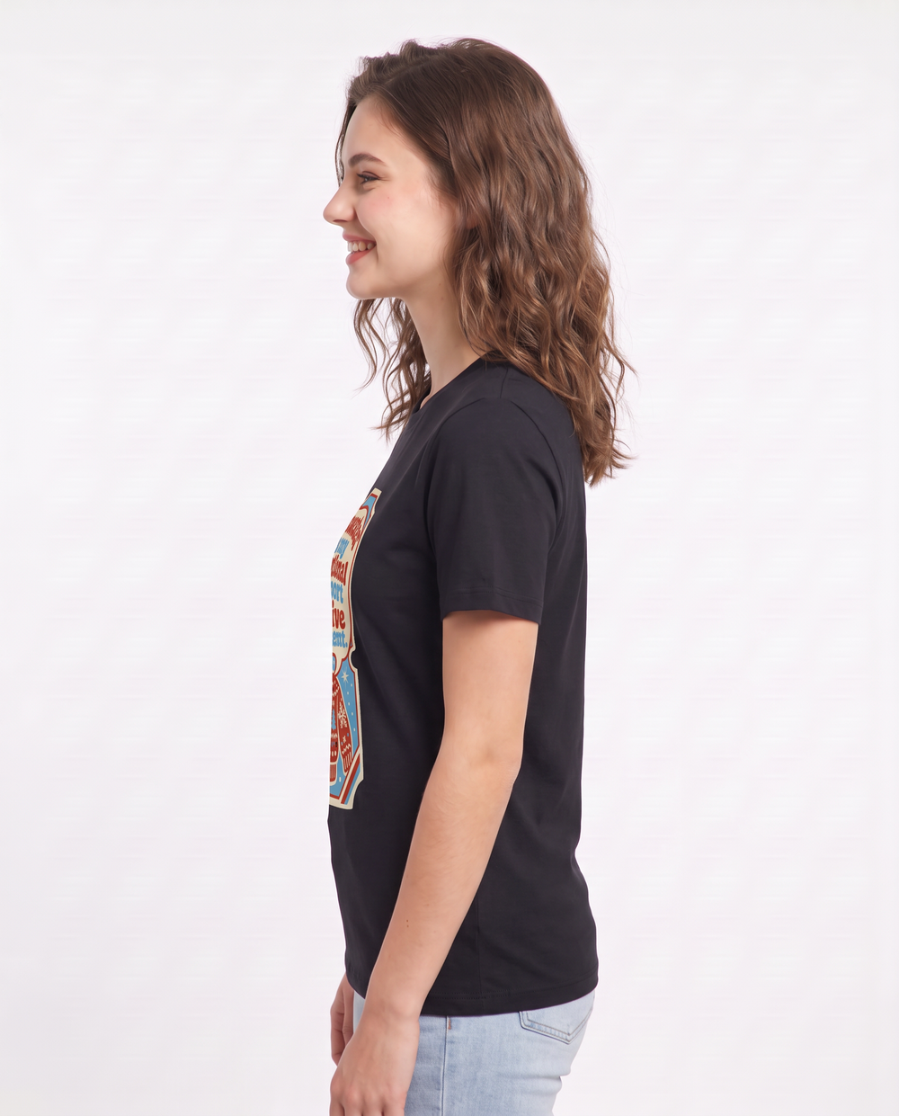 Christmas Women's Black T-Shirt - This sweater is my emotional support product image 2