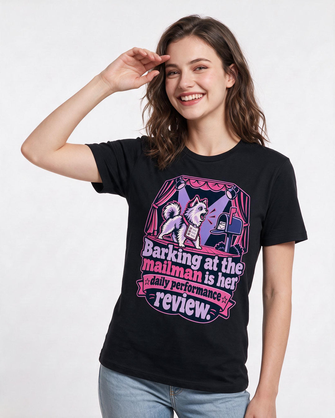 Cat Lover Black T-Shirt for Women – Everyday Expression Graphic Tee product image 1