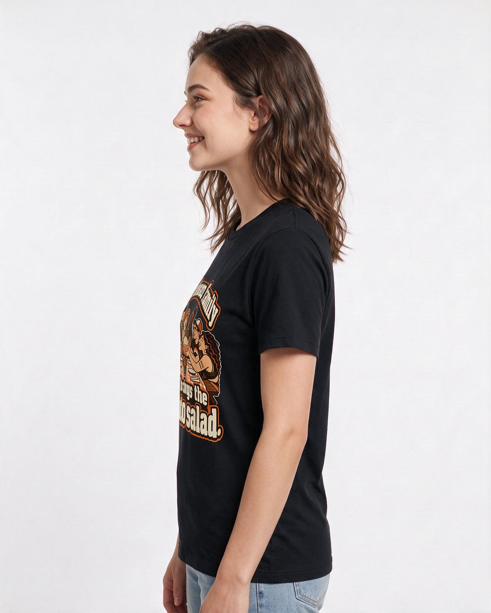 Pride Black T-Shirt for Women – Everyday Expression Graphic Tee product image 2