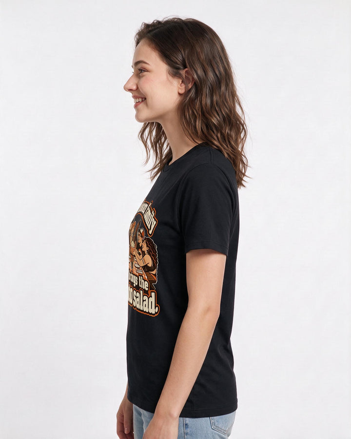 Pride Black T-Shirt for Women – Everyday Expression Graphic Tee product image 2