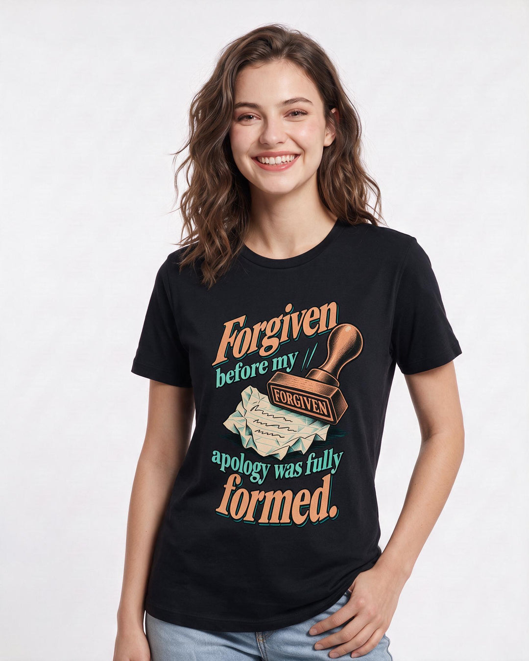 Christian Faith Black T-Shirt for Women – Everyday Expression Graphic Tee product image 1