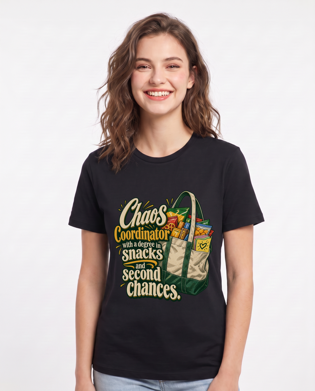 Teacher Black T-Shirt for Women – Everyday Expression Graphic Tee product image 3