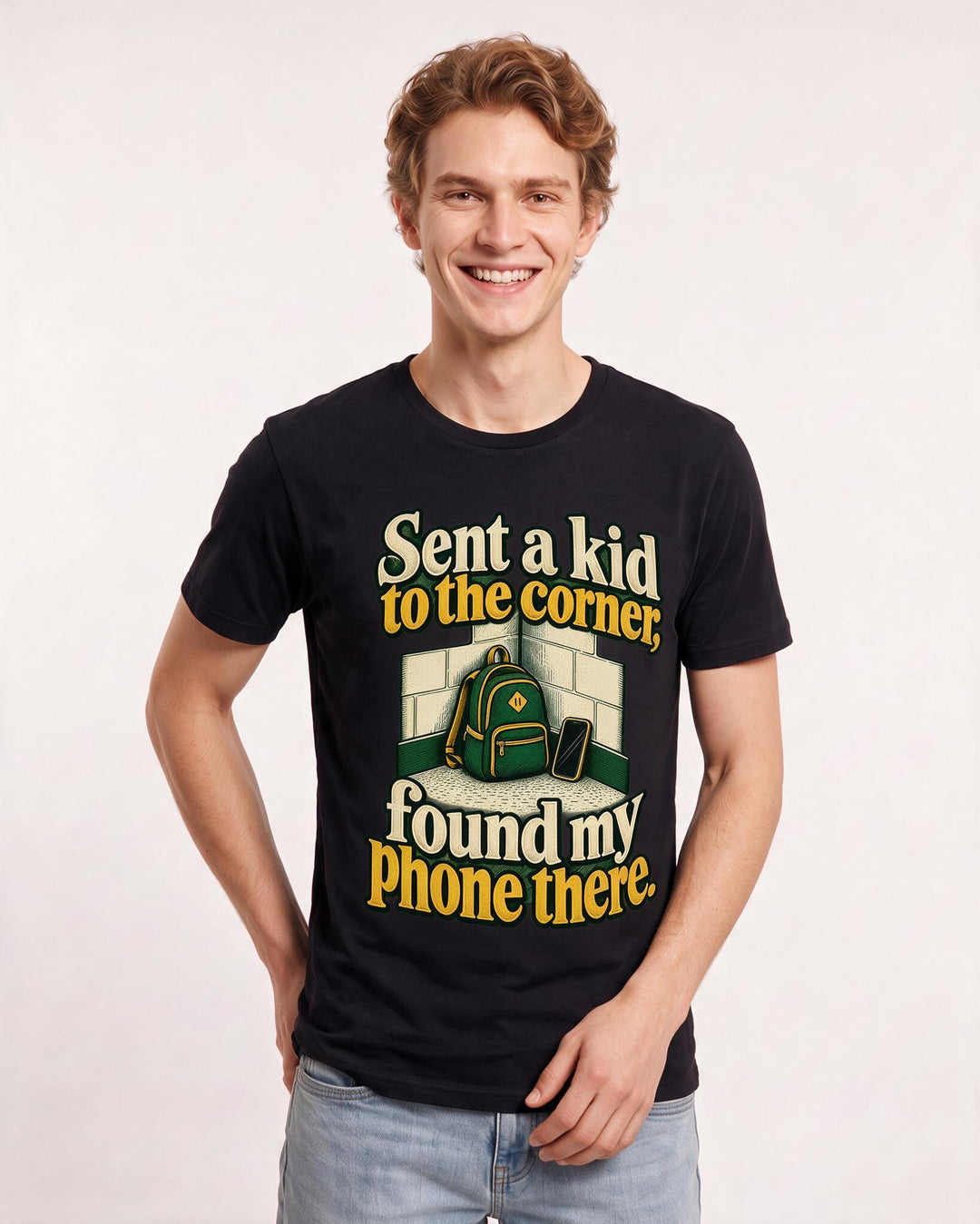 Teacher Black T-Shirt for Men – Everyday Expression Graphic Tee product image 1