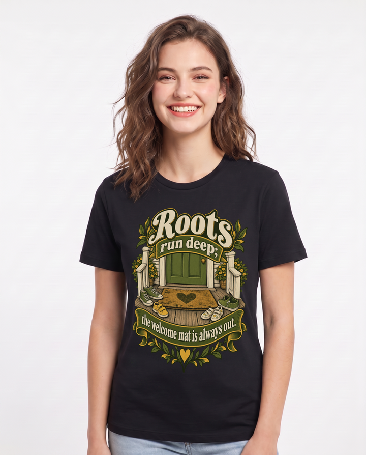 Patriotic Black T-Shirt for Women – Everyday Expression Graphic Tee product image 3