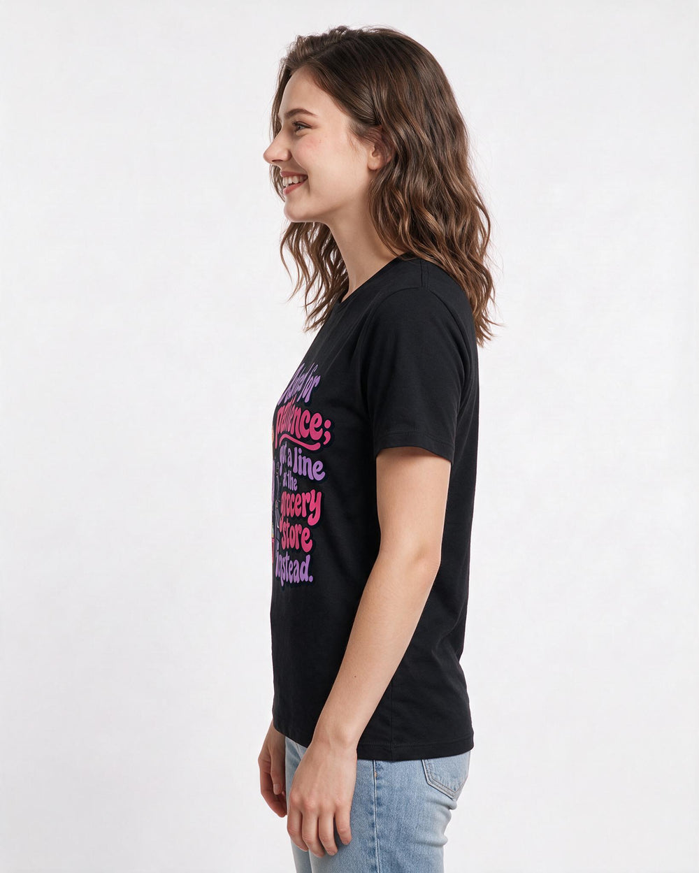 Christian Faith Black T-Shirt for Women – Everyday Expression Graphic Tee product image 2