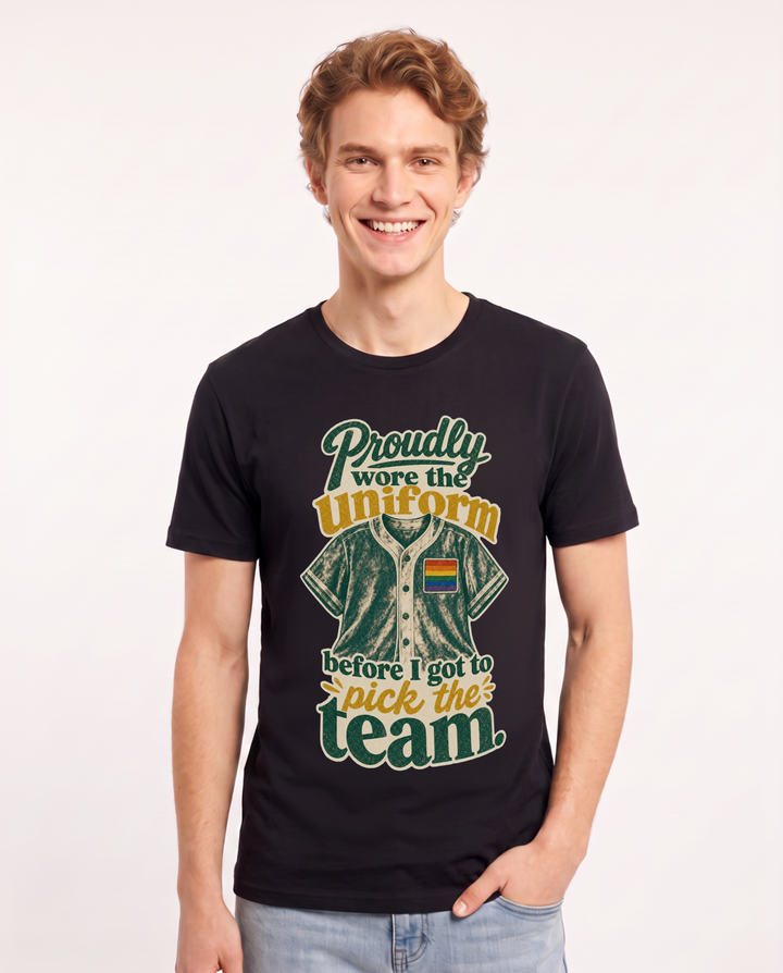 Pride Black T-Shirt for Men – Everyday Expression Graphic Tee product image 3