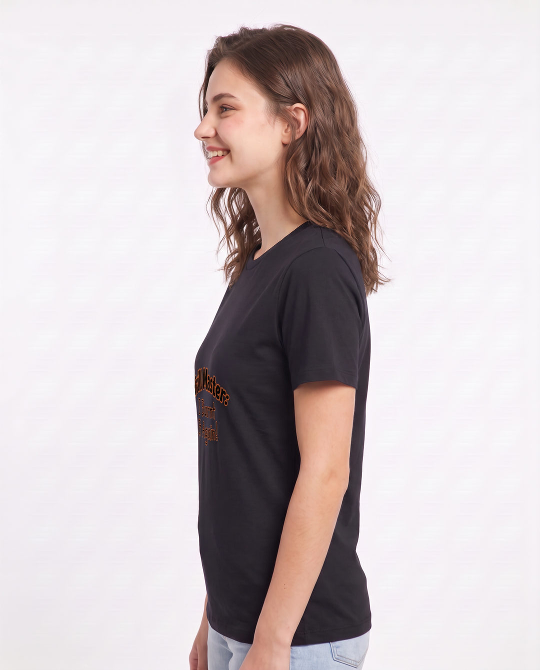 Grill Master: I Burnt It Again! Women's Black T-Shirt product image 3