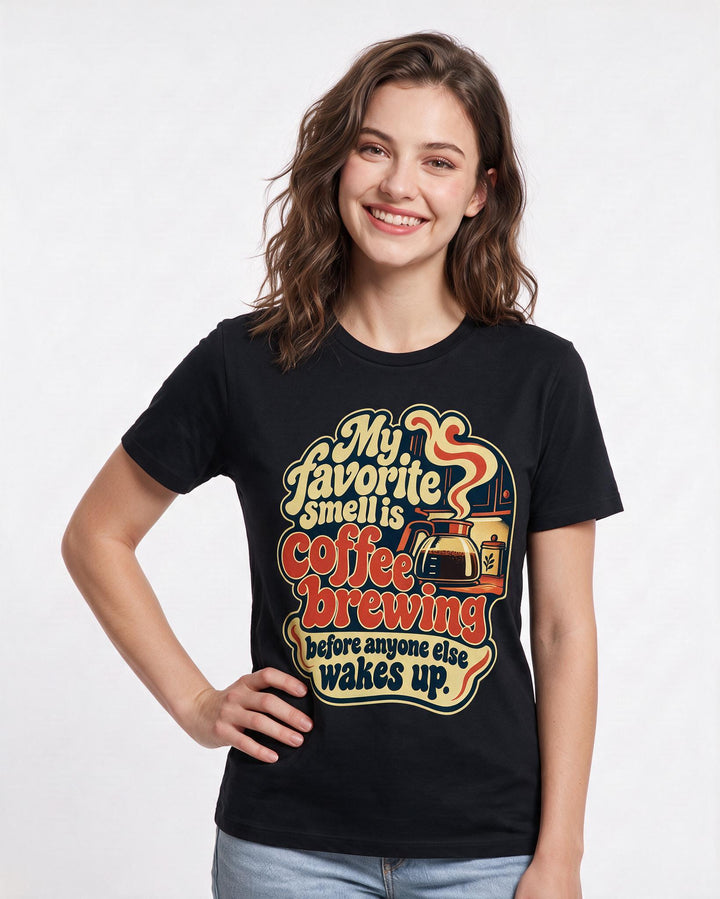 Family Black T-Shirt for Women – Everyday Expression Graphic Tee product image 1