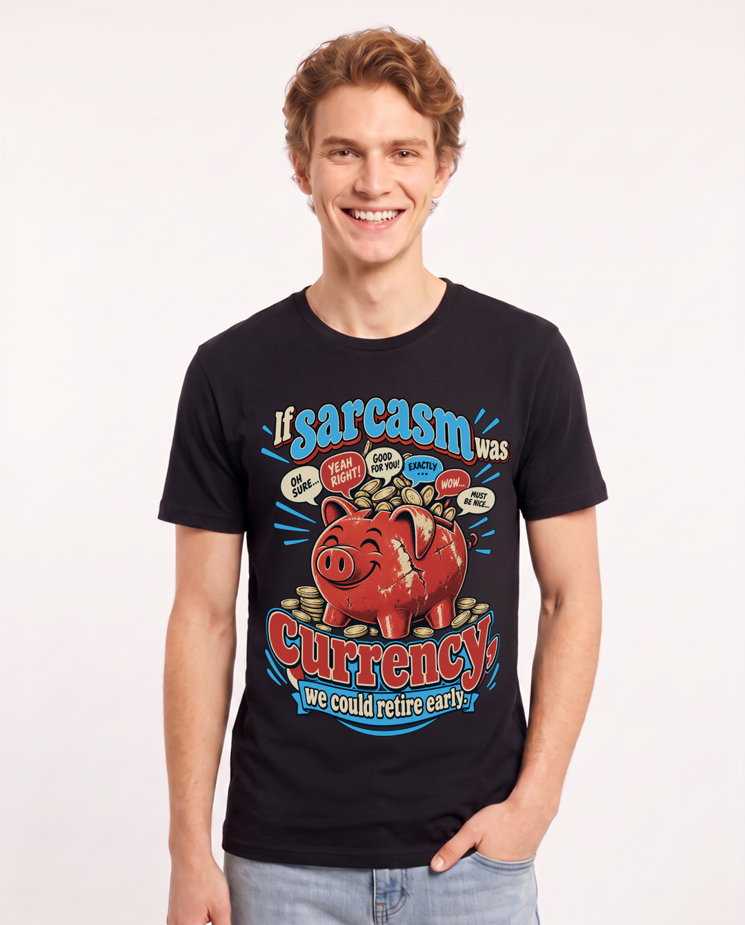 Mom Black T-Shirt for Men – Everyday Expression Graphic Tee product image 3