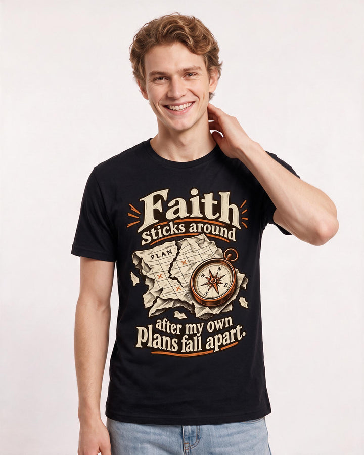 Christian Faith Black T-Shirt for Men – Everyday Expression Graphic Tee product image 1