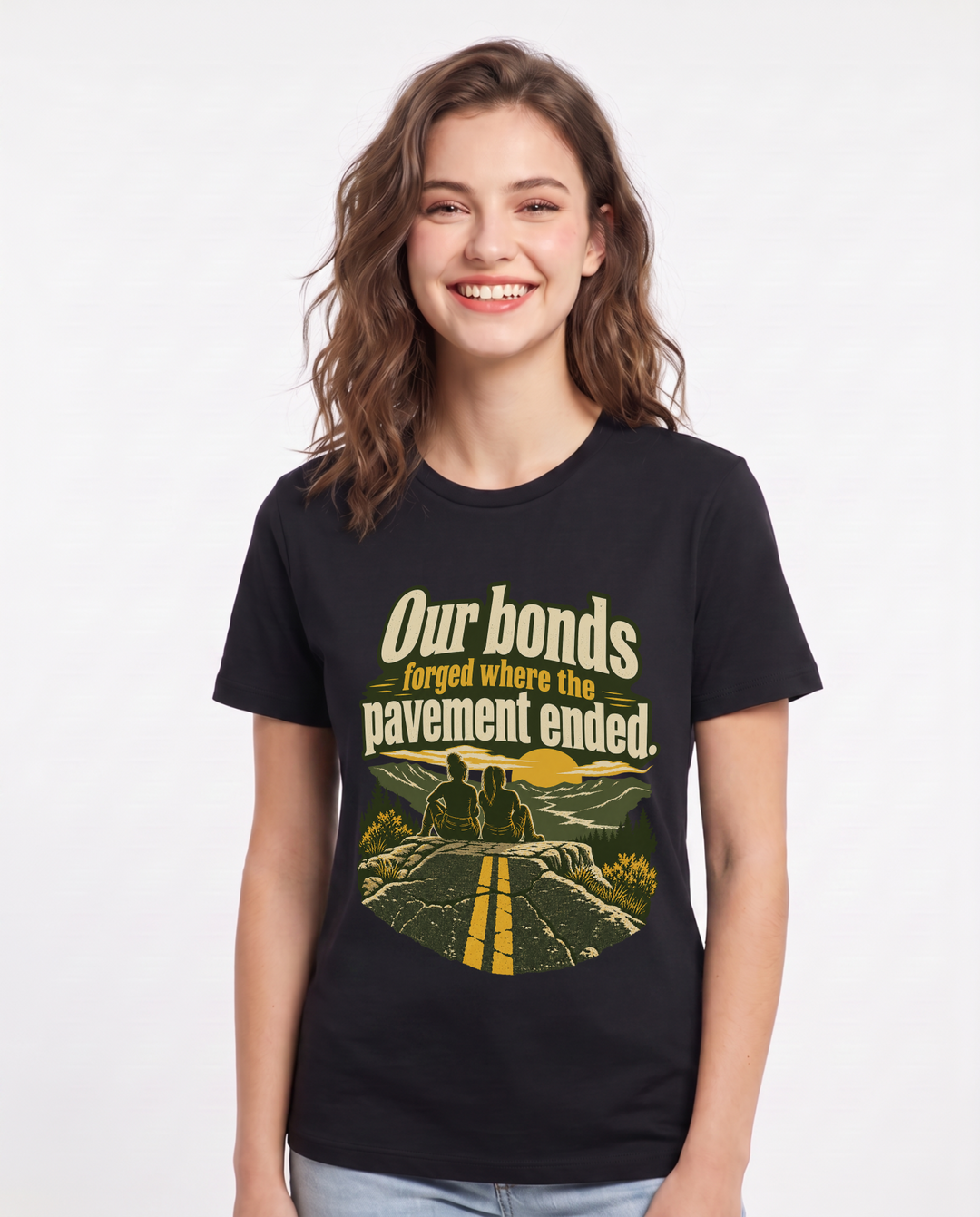 Veteran Black T-Shirt for Women – Everyday Expression Graphic Tee product image 3