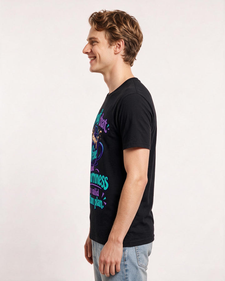 Graduation Black T-Shirt for Men – Everyday Expression Graphic Tee product image 2