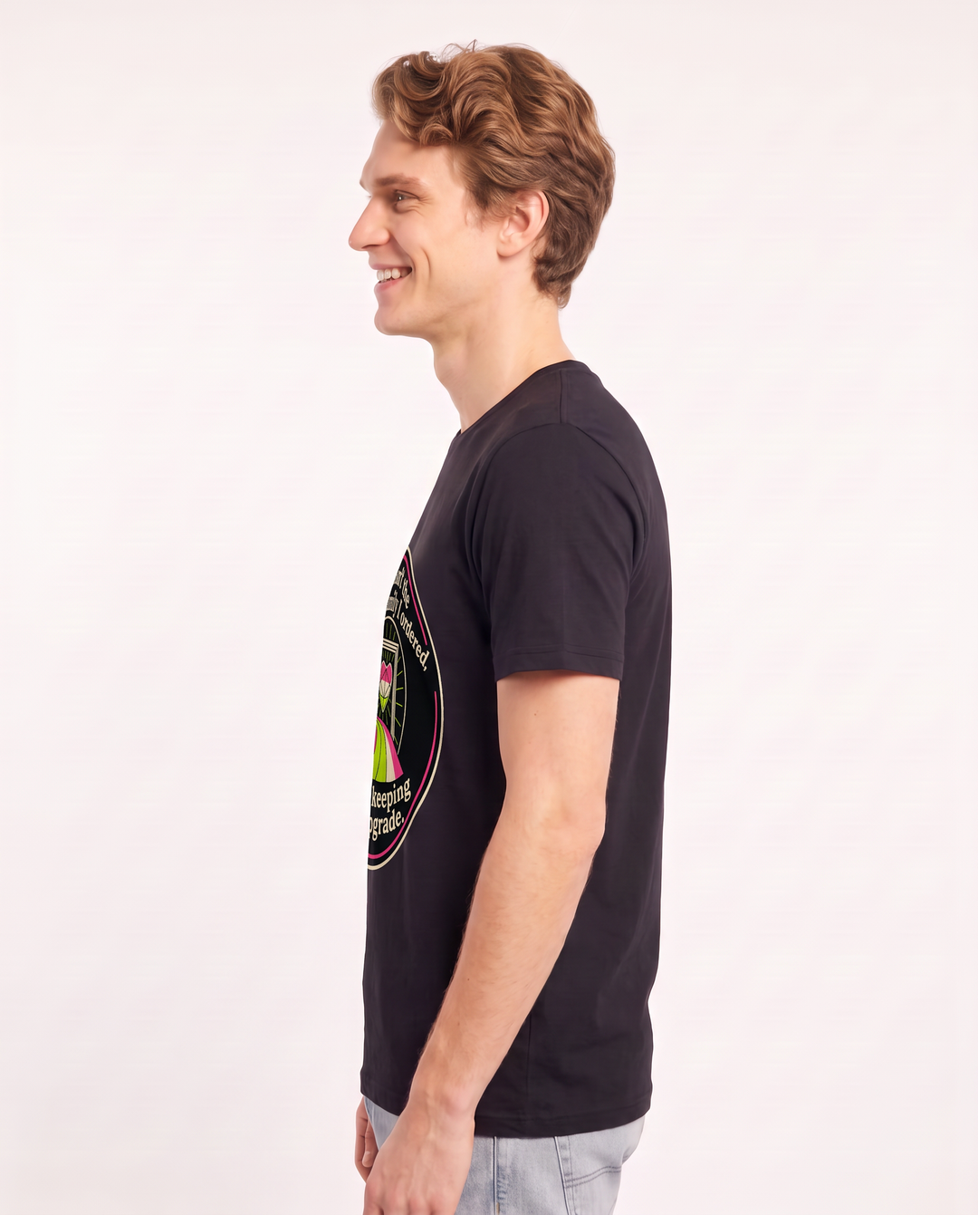 This isn't the chosen family I ordered, but I'm keeping the upgrade. Men's Black T-Shirt product image 3