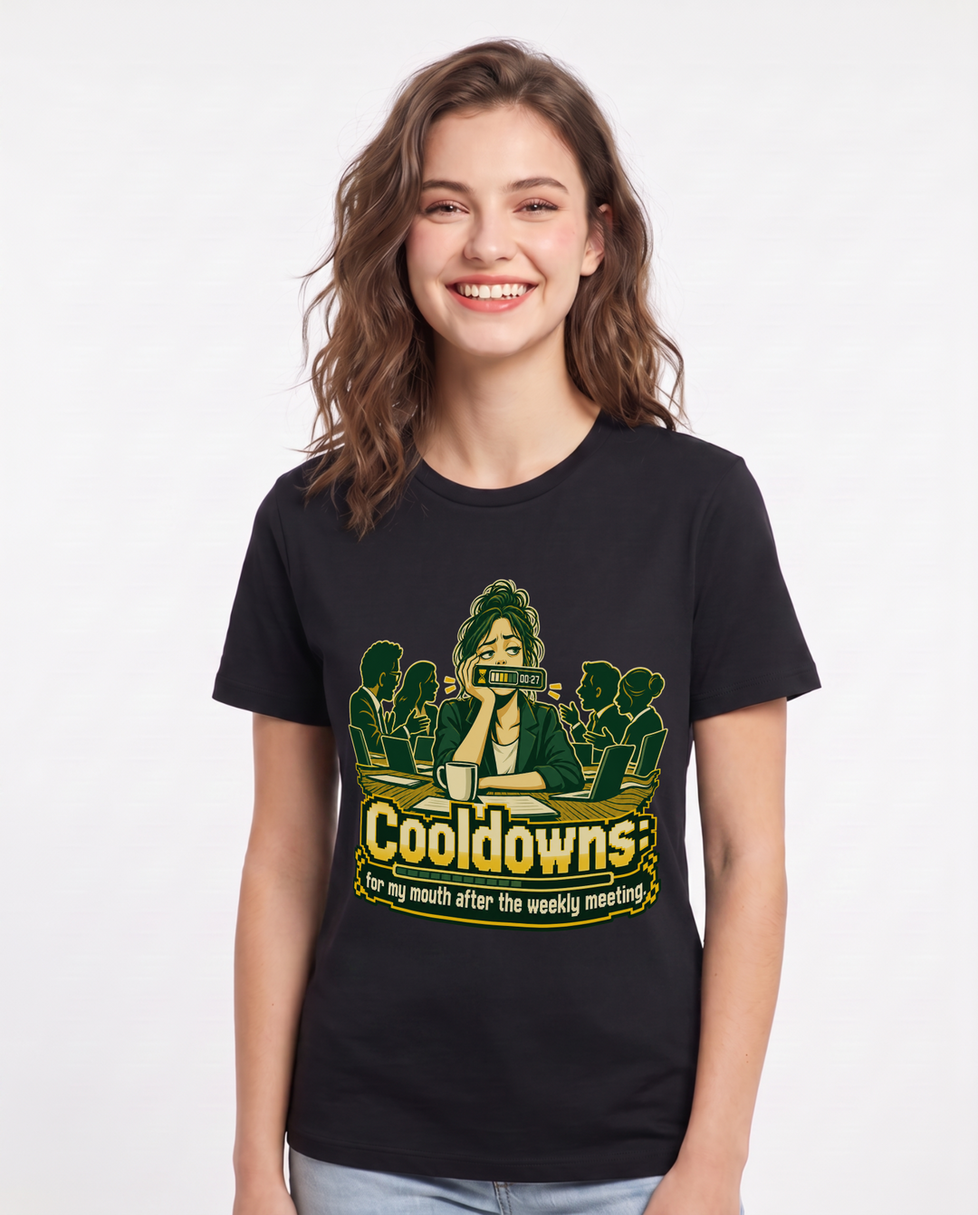 Gaming Black T-Shirt for Women – Game Night Graphic Tee product image 3