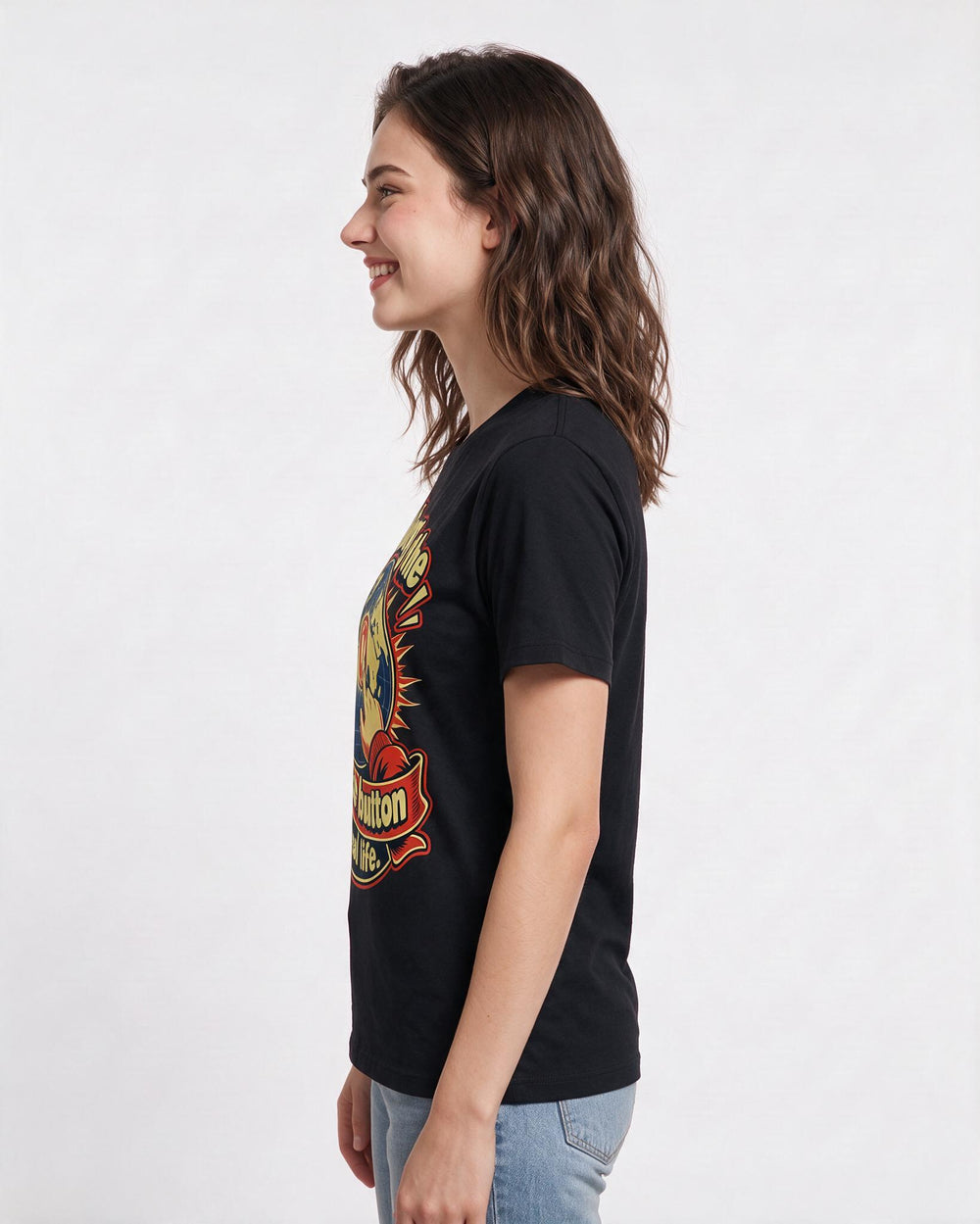 Gaming Black T-Shirt for Women – Game Night Graphic Tee product image 2