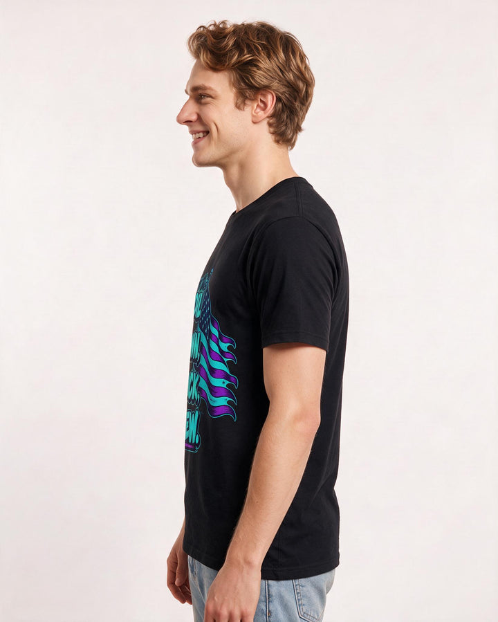 Patriotic Black T-Shirt for Men – Everyday Expression Graphic Tee product image 2