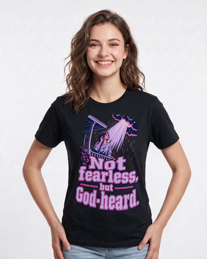 Christian Faith Black T-Shirt for Women – Everyday Expression Graphic Tee product image 1