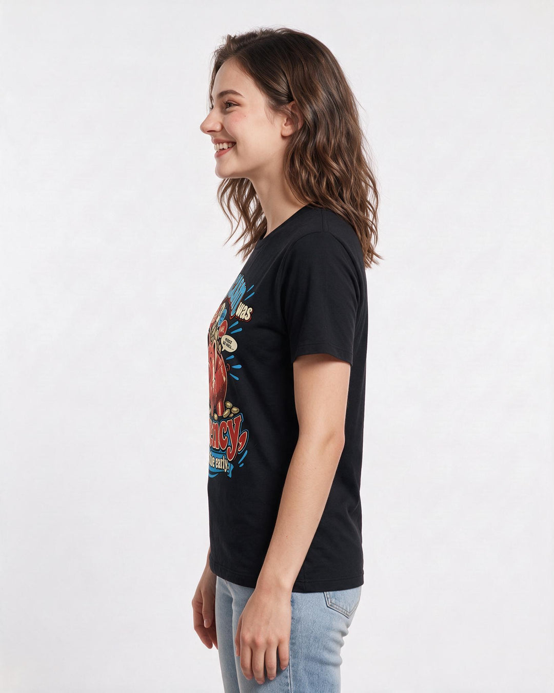 Mom Black T-Shirt for Women – Everyday Expression Graphic Tee product image 2